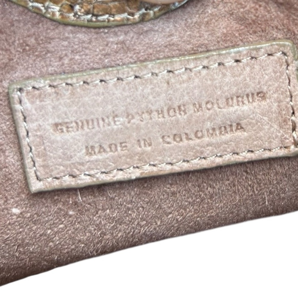 NANCY GONZALEZ PYTHON SHOULDER STRAP HOBO HANDBAG - image 15